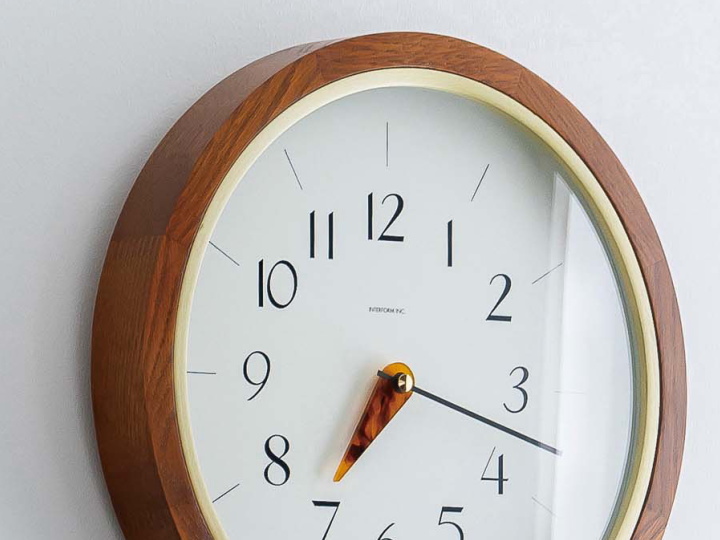 アメデ ウォールクロック AMEDEE WALL CLOCK CL-4676【INTERFORM】インターフォルム