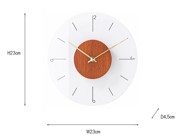 オーブリー AUBRY ウォールクロック 掛け時計 CL-4567【INTERFORM】インターフォルム