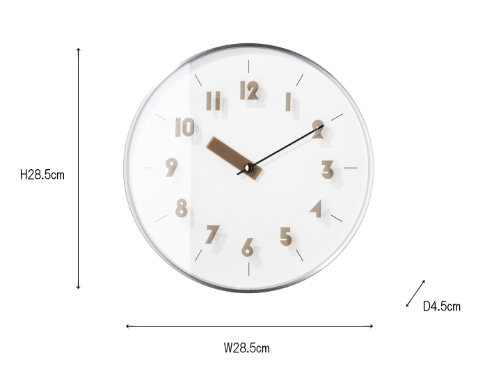 オーリク AURIC ウォールクロック 掛け時計  CL-4622【INTERFORM】インターフォルム