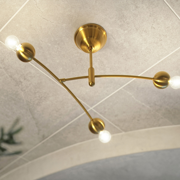 コメット COMETTE 3灯 シーリングライト LT-4372 LT-4373 LT-4374 LT-4375 【INTERFORM】インターフォルム