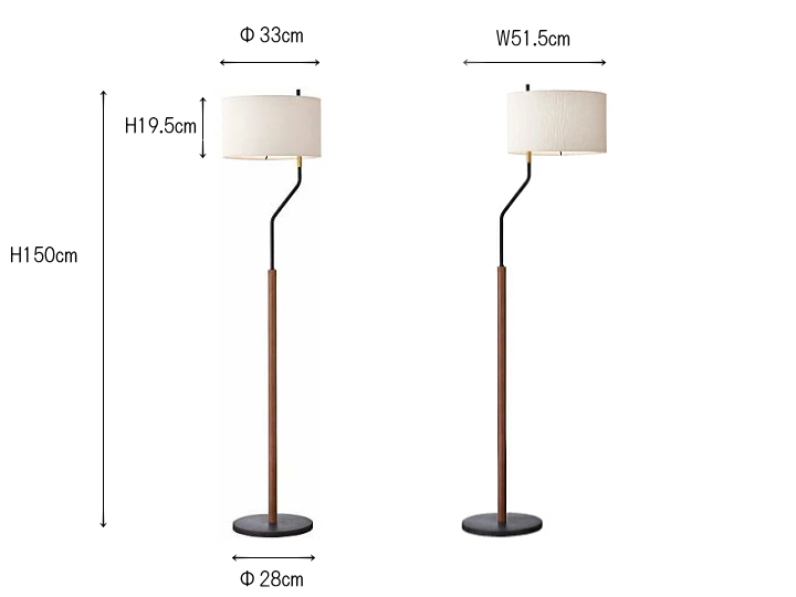 フェリット FELITTO フロアライト LT-3911 【INTERFORM】インターフォルム