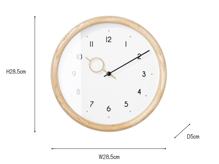 フィネル FINEL ウォールクロック 掛け時計 CL-4623【INTERFORM】インターフォルム