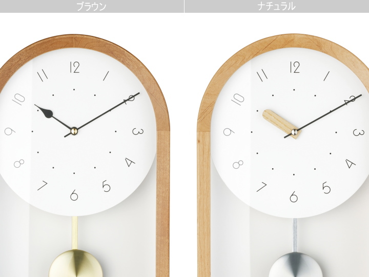 イクナ ウォールクロック IKKUNA WALL CLOCK 掛け時計 振り子時計  CL-4621【INTERFORM】インターフォルム