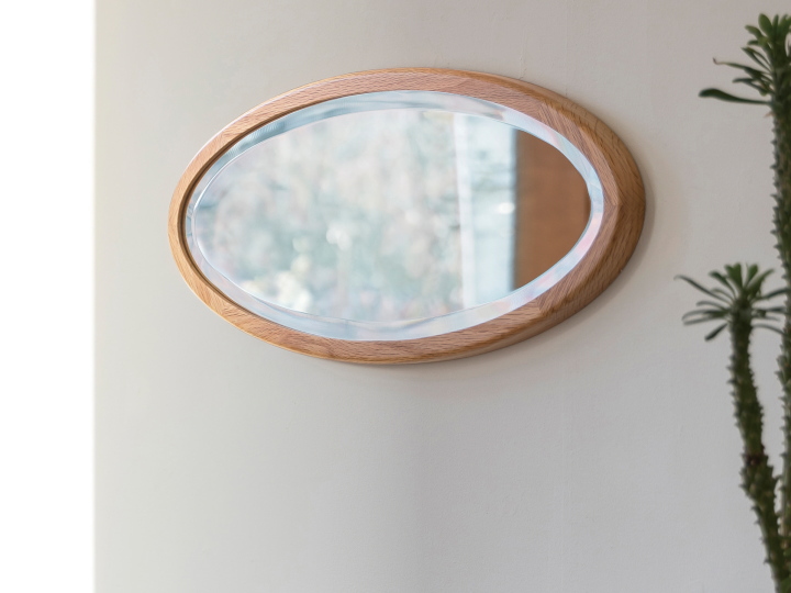 リシェ ウォールミラー LIRSJE MIRROR 壁掛け鏡 HM-4627 【INTERFORM】 インターフォルム