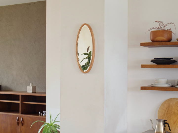 リシェ ウォールミラー LIRSJE MIRROR 壁掛け鏡 HM-4627 【INTERFORM】 インターフォルム