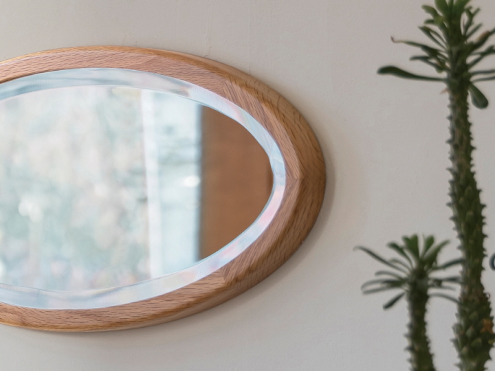 リシェ ウォールミラー LIRSJE MIRROR 壁掛け鏡 HM-4627 【INTERFORM】 インターフォルム