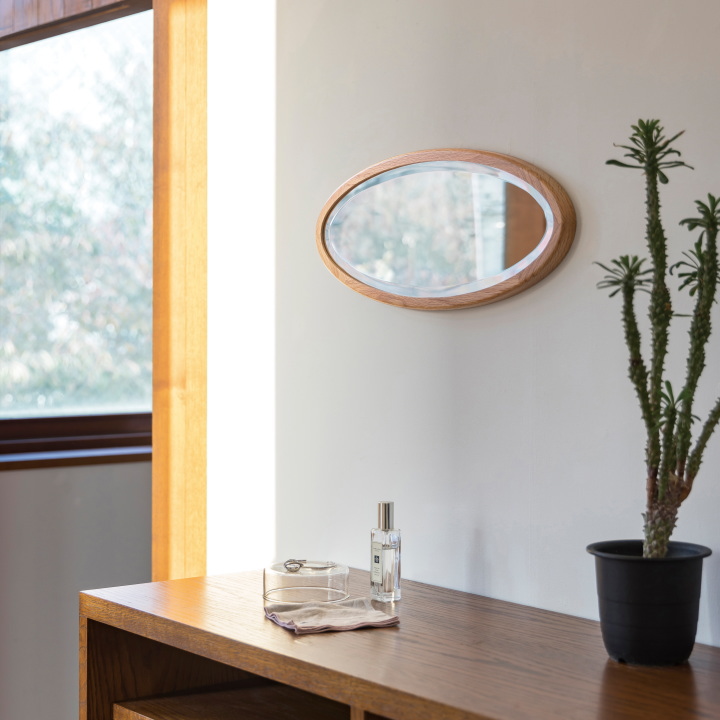 リシェ ウォールミラー LIRSJE MIRROR 壁掛け鏡 HM-4627 【INTERFORM】 インターフォルム