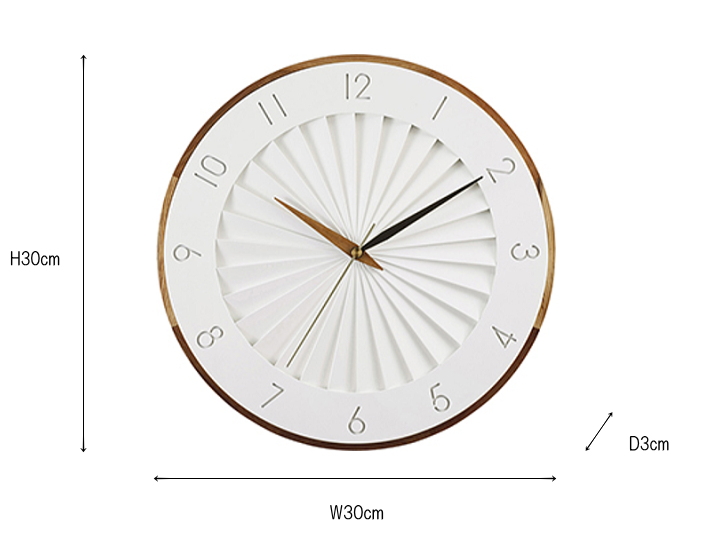 ルドヴィーカ LUDVIKA ウォールクロック（掛け時計）  CL-4384【INTERFORM】インターフォルム