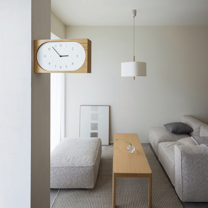 ナーヴィス NAVIS 両面時計 （掛け時計） CL-4562  【INTERFORM】インターフォルム