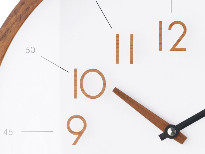 ノーラ ウォールクロック NOORA WALL CLOCK CL-4674【INTERFORM】インターフォルム