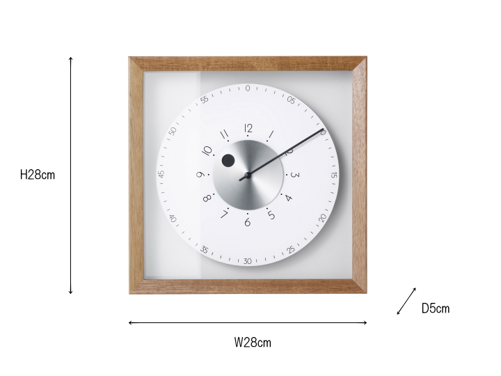 ノーフォーク ウォールクロック NOFOLK WALL CLOCK CL-4671【INTERFORM】インターフォルム