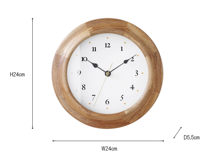 オレアーダ ウォールクロック 電波時計  OLEADA WALL CLOCK CL-4673【INTERFORM】インターフォルム