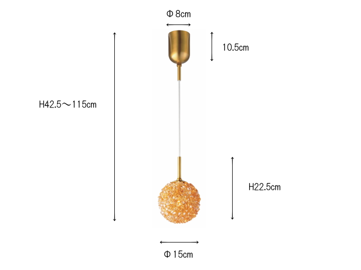 オルテンシア ORTENSIA 1灯 ペンダントライト LT-4581【INTERFORM】インターフォルム