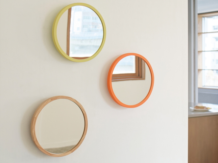 ペコネン ウォールミラー PEKONEN MIRROR 扉付き 壁掛け鏡 HM-4629 【INTERFORM】 インターフォルム