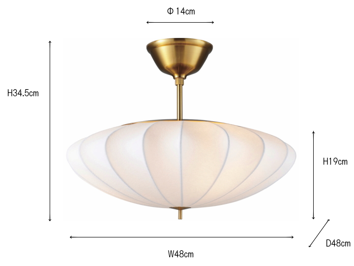 PLUIE プリュイ シーリングライト 3灯 LT-4408【INTERFORM】インターフォルム