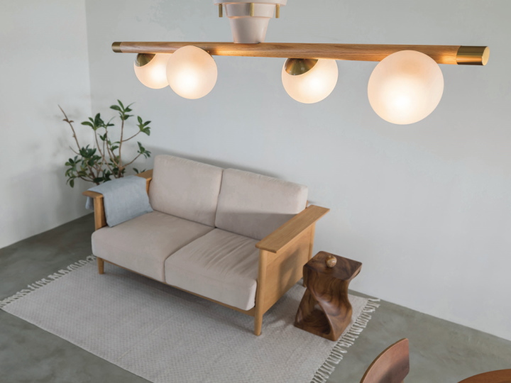 ポワレ バウム POIRET baum シーリングライト 4灯 LT-4417【INTERFORM】インターフォルム