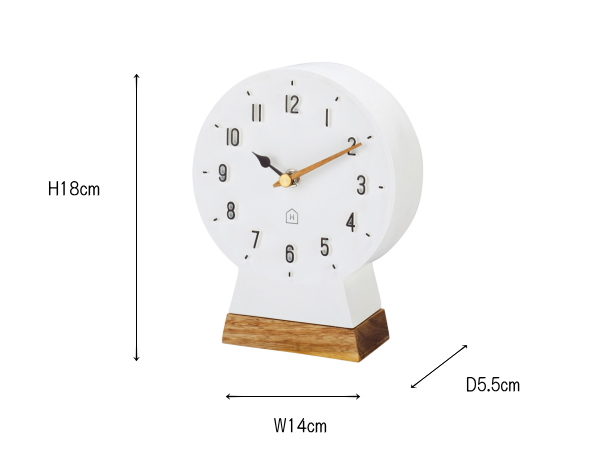 POLKU　ポルク （置き時計）  【INTERFORM】インターフォルム