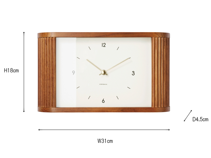 ソイエ SOJLE ウォールクロック 掛け時計  CL-4618【INTERFORM】インターフォルム