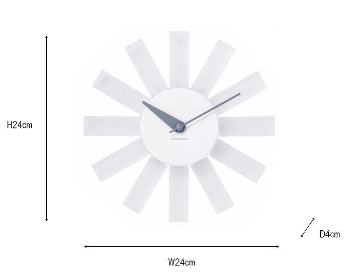 VITI ヴィティ ウォールクロック 掛け時計  CL-4565【INTERFORM】インターフォルム