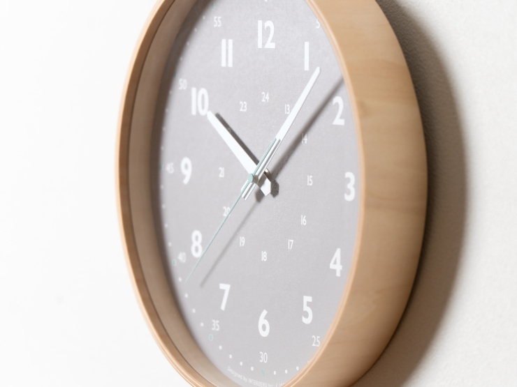 森のすくすくクロック MORINO SUKUSUKU CLOCK CH-081RD/OR/GR【INTERZERO】インターゼロ 側面