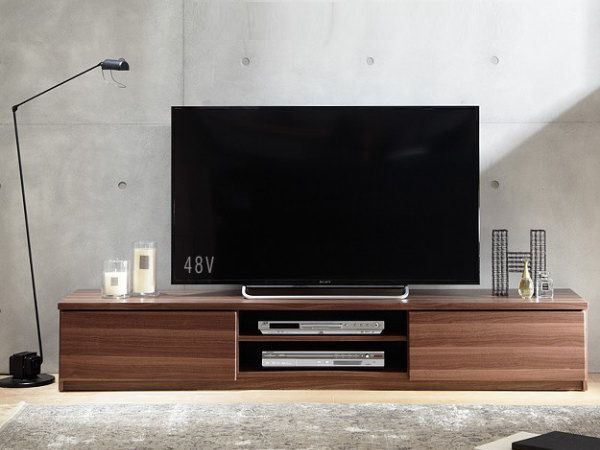 Amazon｜マストバイ テレビ台 ロビン 幅180cm・ブラック・前板