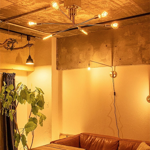 CYMRIC BRASS キムリック ブラス 6灯 シーリングライト【TIC】