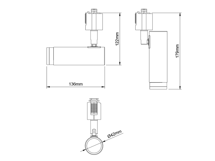 NOSH ノーシュ LEDスポットライト（ライティングレール取付仕様） TC-1022  【TIC】