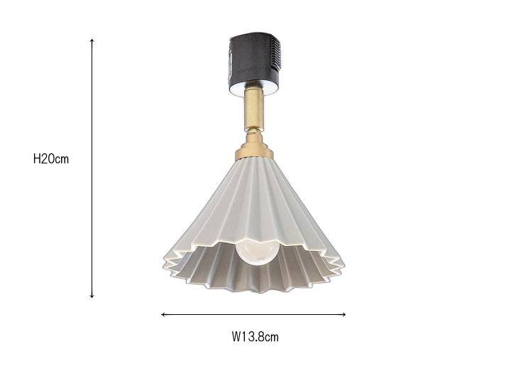 オリガミランプ ダクト スポットライト ORIGAMI LAMP DUCT  1灯 TC-1517 【gram eight】  グラムエイト