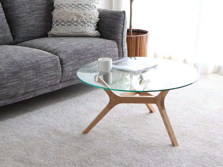 ガラステーブル アモール AMOR センターテーブル