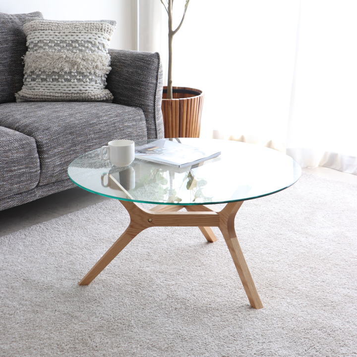 ガラステーブル アモール AMOR センターテーブル