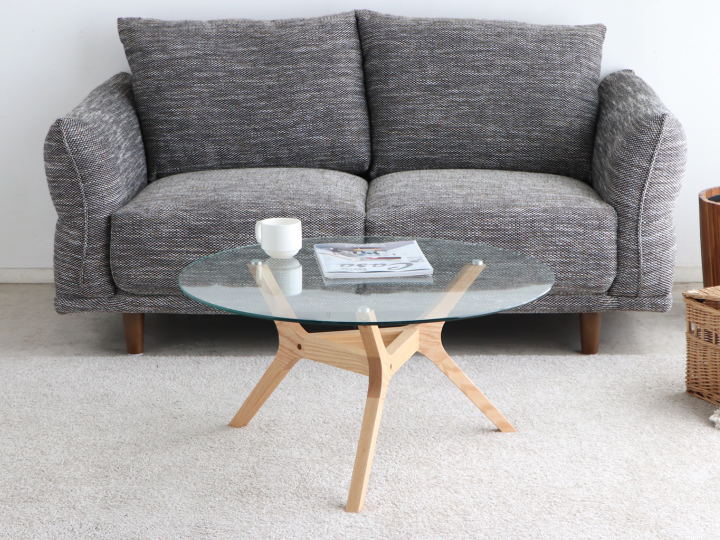 ガラステーブル アモール AMOR センターテーブル