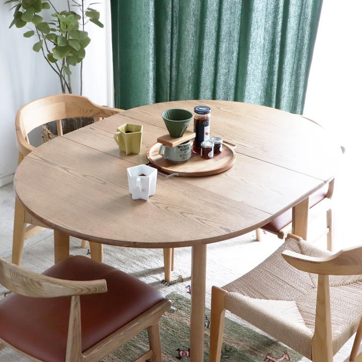 アルグ90 円形伸張 ダイニングテーブル ARGU90 DINING TABLE