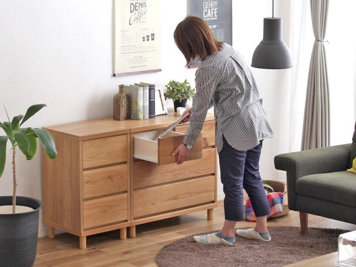 ハウタ チェスト40cm 脚付き 【準完成品】 HAUTA CHEST 40