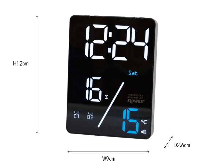 LED サーモアラートクロック AZUL THERMO ALERT CLOCK SLW416 SLW417 【スロウワー】 SLOWER
