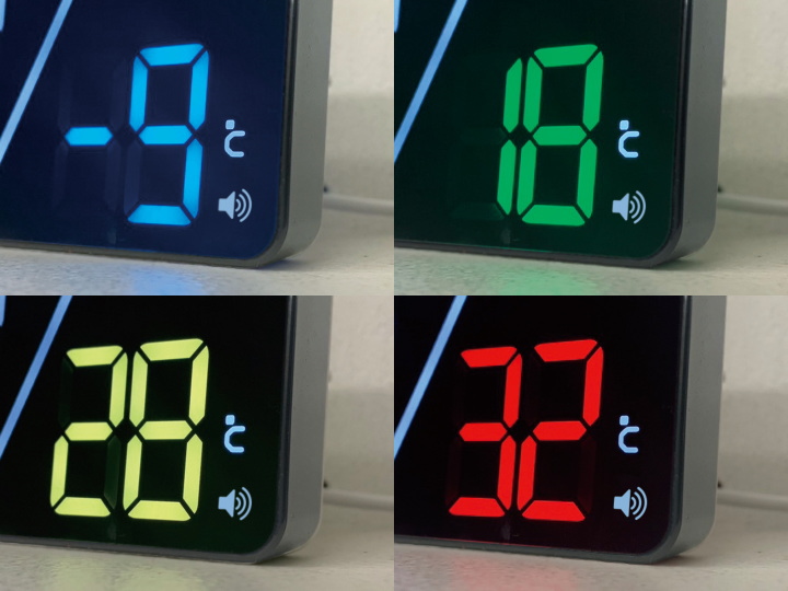 LED サーモアラートクロック AZUL THERMO ALERT CLOCK SLW416 SLW417 【スロウワー】 SLOWER