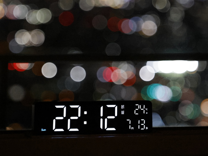 LED Wi-Fiクロックブエノ LED CLOCK BUENO 置き掛け兼用 SLW426 SLOWER（スロウワー）