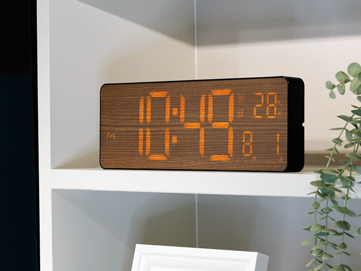 LED Wi-Fiクロックカミーノ  LED CLOCK CAMINO 置き掛け兼用 SLW428 SLOWER（スロウワー）