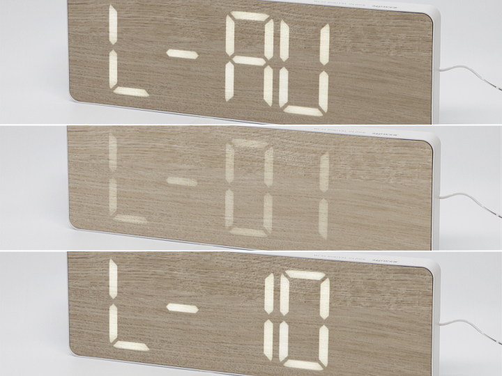 LED Wi-Fiクロックカミーノ LED CLOCK CAMINO 置き掛け兼用 SLW428 SLOWER（スロウワー）