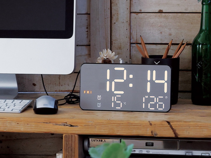 LED クロック シエロ LED CLOCK CIELO　置き掛け兼用 SLW366 SLOWER（スロウワー）