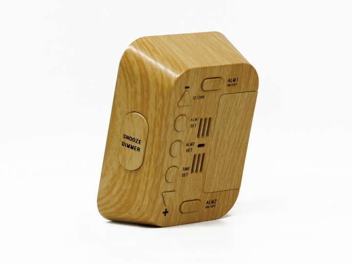 LCD ハイグロ サーモグラフ クロック バズ PAZ 温湿度計 置き時計  SLW424 SLW425 SLOWER（スロウワー）