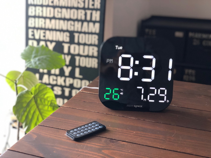 LED サーモアラートクロック ティエラ TIERRA THERMO ALERT CLOCK SLW415 【スロウワー】 SLOWER