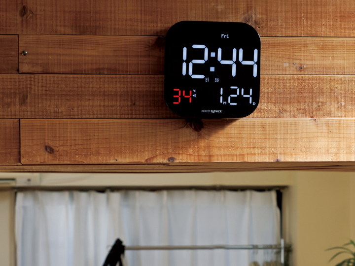 LED サーモアラートクロック ティエラ TIERRA THERMO ALERT CLOCK SLW415 【スロウワー】 SLOWER