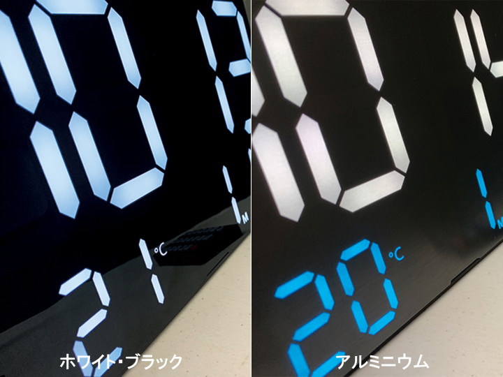 LED クロック ビエント LED CLOCK VIENTO 置き掛け兼用 SLW368 SLOWER(スロウワー)