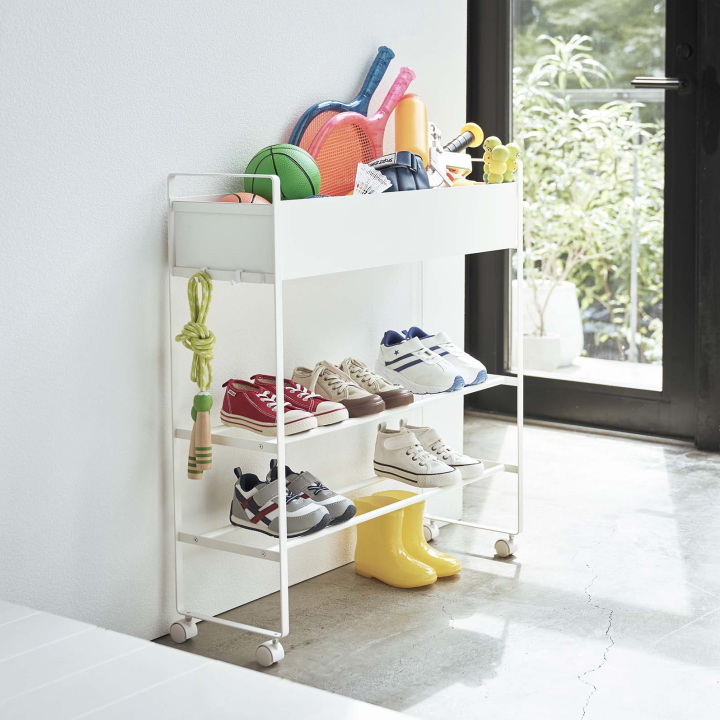 tower タワー キャスター付き 玄関収納ラック 5278 5279 山崎実業