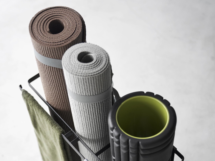 TOWER タワー キャスター付きフィットネスグッズ収納ラック 1989 1990 山崎実業