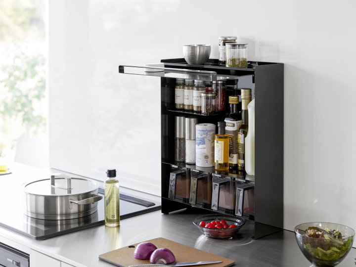 TOWER タワー 前が開く隠せる調味料ラック (調味料スタンド) 2009 2010 【山崎実業】