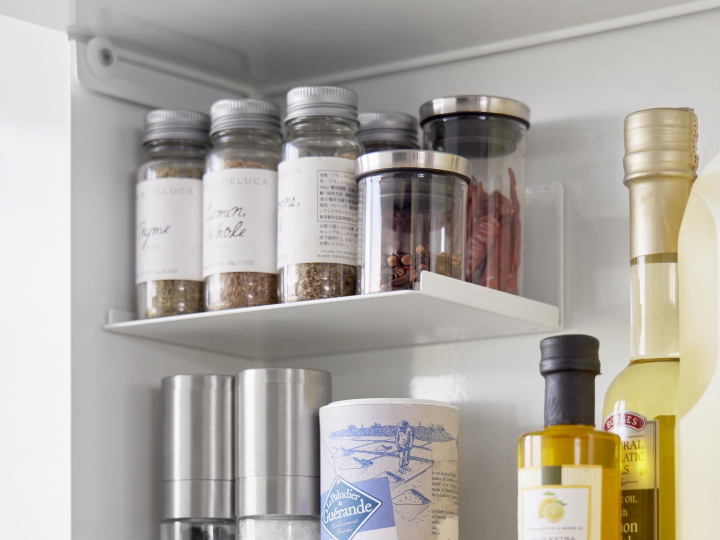 TOWER タワー 前が開く隠せる調味料ラック (調味料スタンド) 2009 2010 【山崎実業】